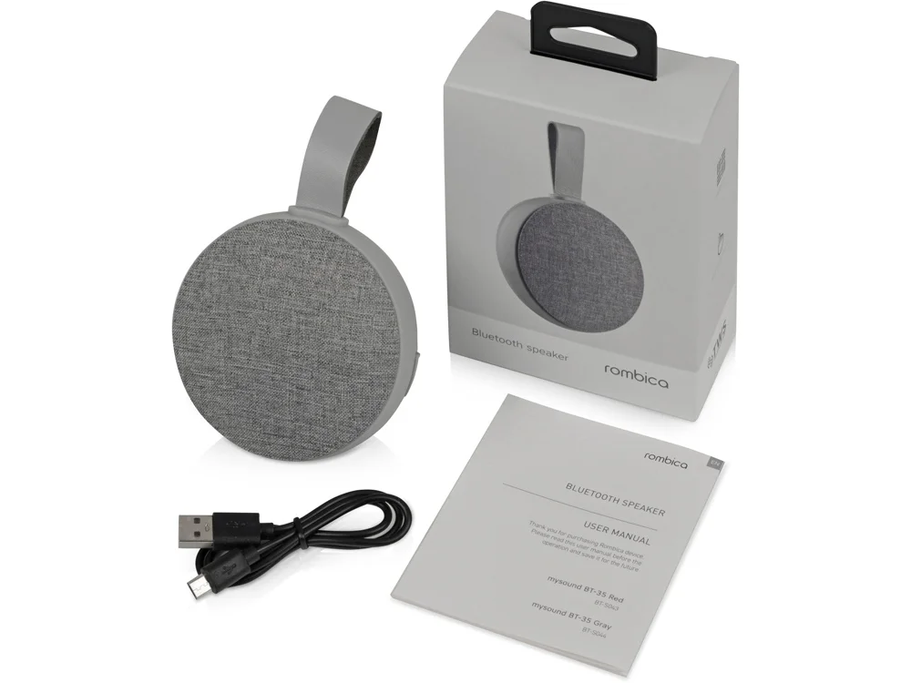 Портативная акустика Mysound BT-35 серый - фото 13