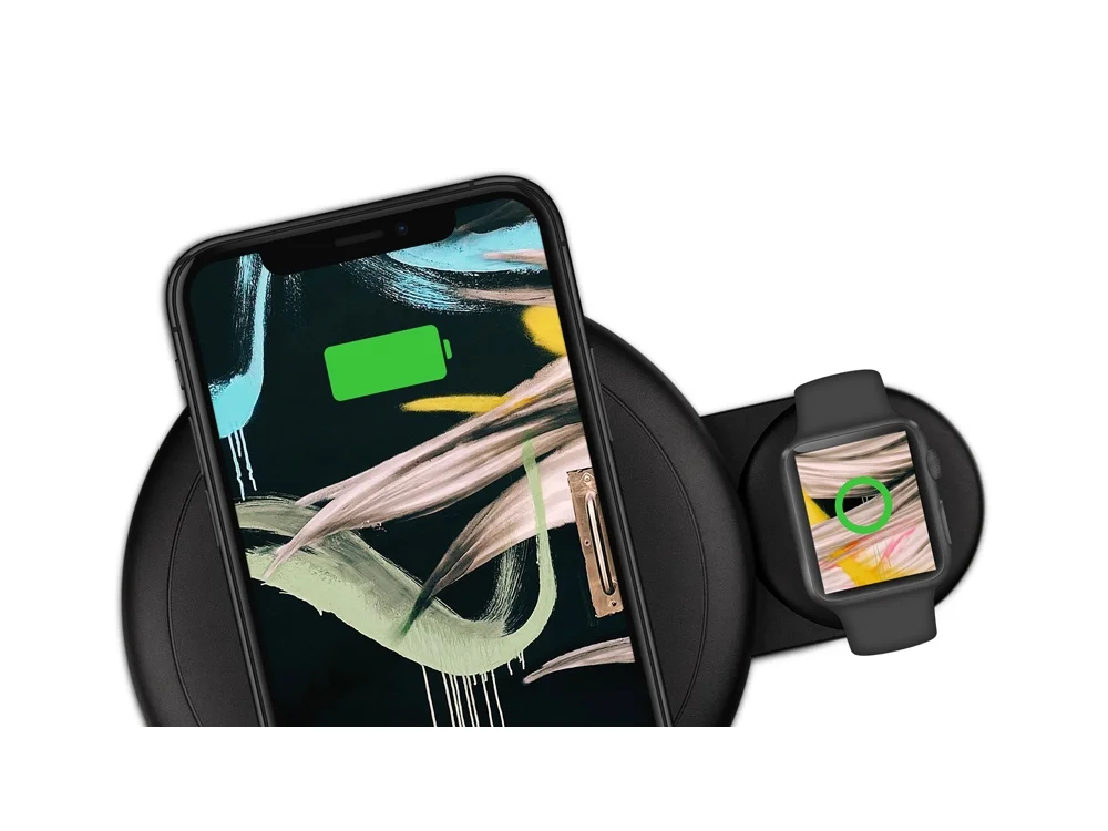Беспроводное зарядное устройcтво NEO Qwatch для часов и смартфона черный - фото 9