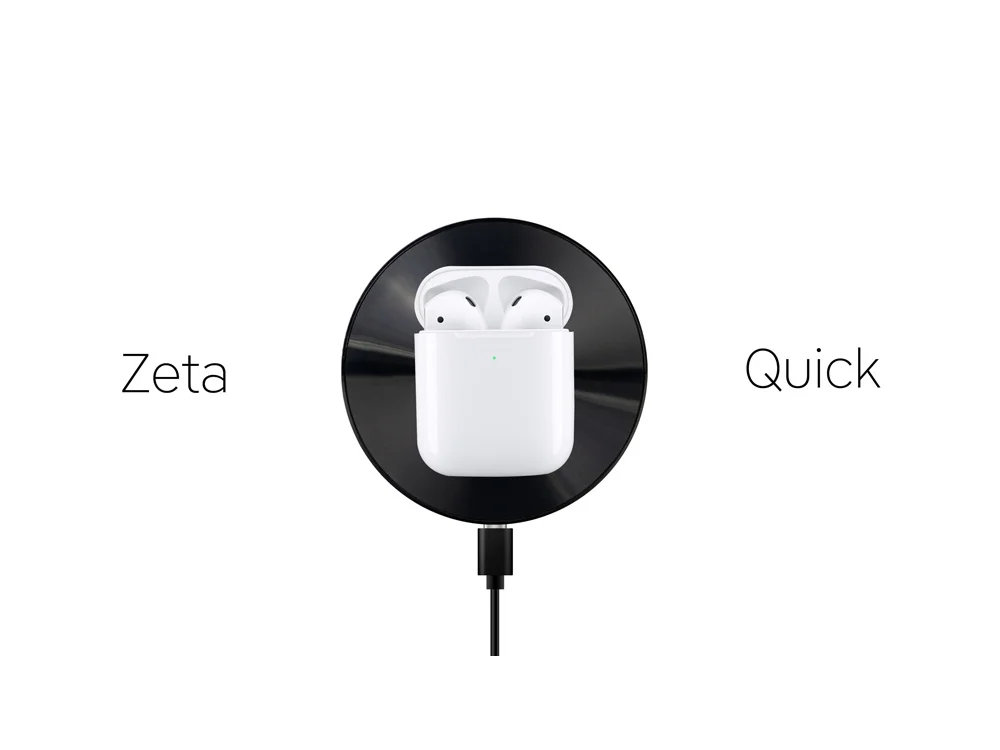 Беспроводное зарядное устройство NEO Zeta Quick 10 Вт черный - фото 6