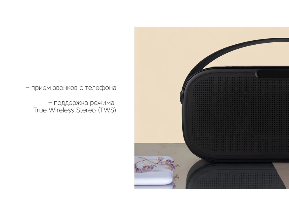 Портативная акустика Mysound Moon черный/золотистый - фото 8
