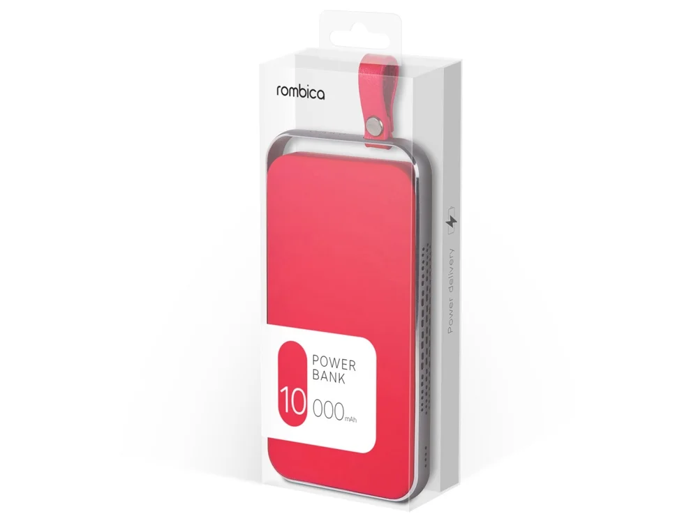 Внешний аккумулятор NEO Electron 10000 mAh красный - фото 5