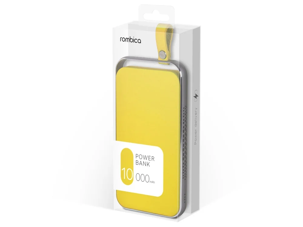 Внешний аккумулятор NEO Electron 10000 mAh желтый - фото 5