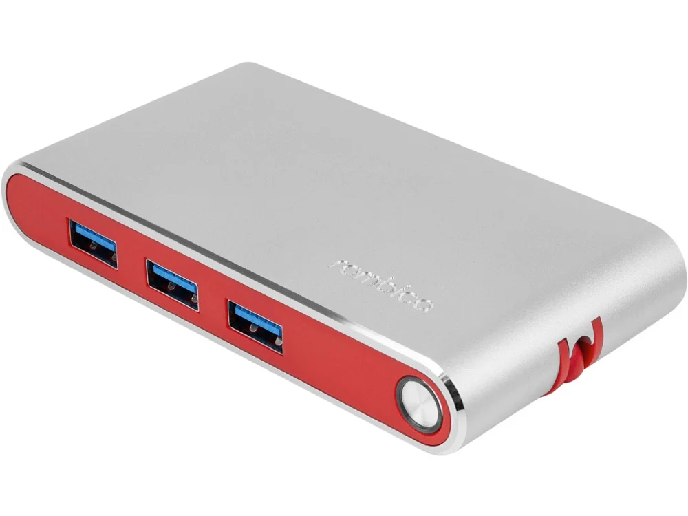 Хаб 8-в-1 Type-C Hermes USB 3.0 x 3 Type-C PD HDMI LAN - фото 1