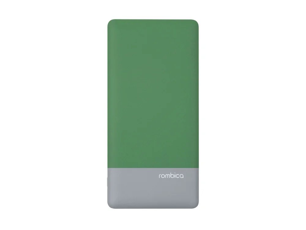 Внешний аккумулятор NEO Charge 3C 10000 mAh зеленый светло-серый - фото 2