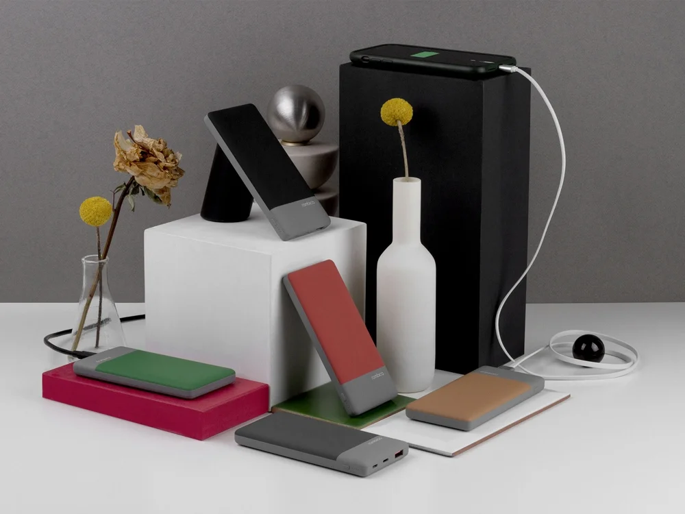 Внешний аккумулятор NEO Charge 3C 10000 mAh зеленый светло-серый - фото 5