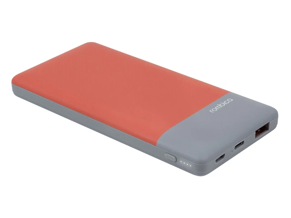 Внешний аккумулятор NEO Charge 5C 10000 mAh красный светло-серый - фото 1