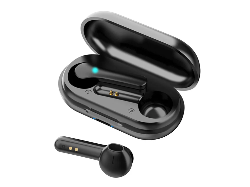 Беспроводные наушники TWS Mysound Flip черный - фото 1