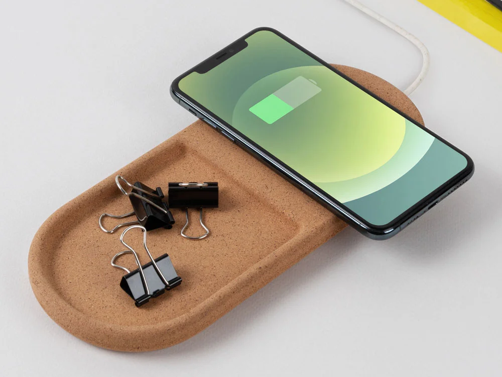 Беспроводное зарядное устройство NEO Eco XL 10 Вт светло-коричневый - фото 6