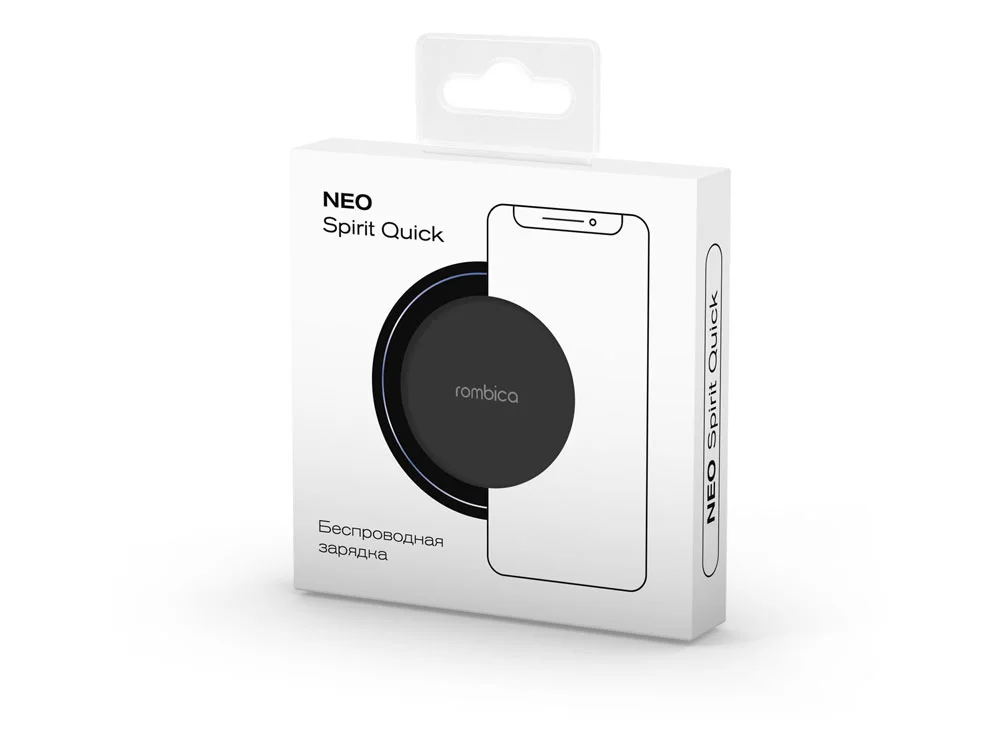 Беспроводное зарядное устройство NEO Spirit Quick черный - фото 5