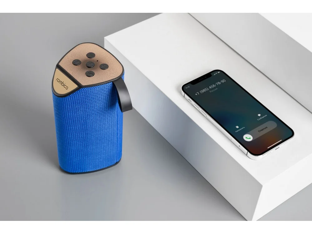 Портативная колонка «Mysound Tetria», синий - фото 4