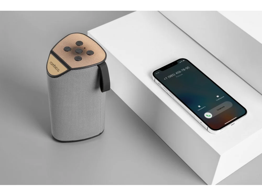 Портативная колонка Mysound Tetria серый - фото 4
