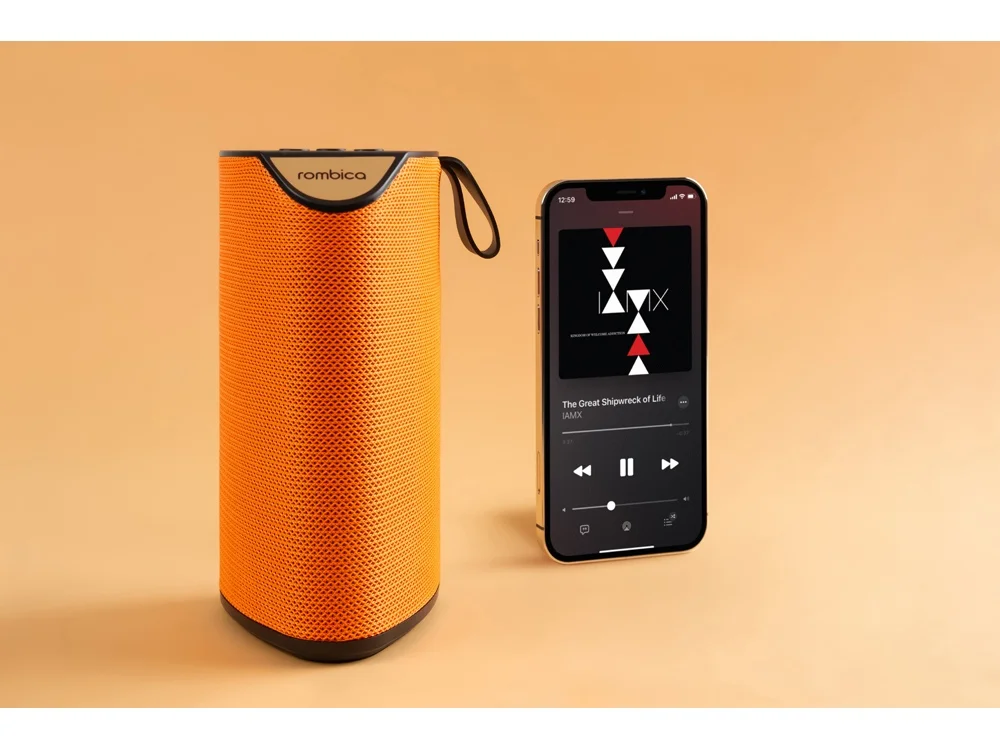 Портативная колонка Mysound Tetria оранжевый - фото 4
