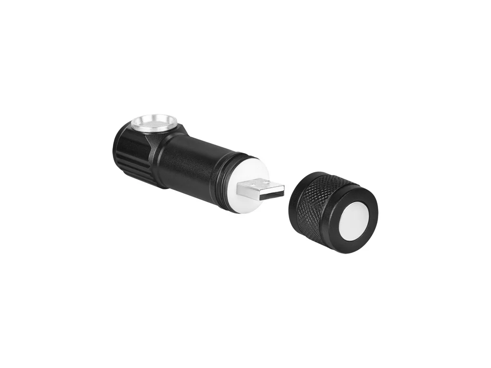 Фонарь LED Z9 черный - фото 4