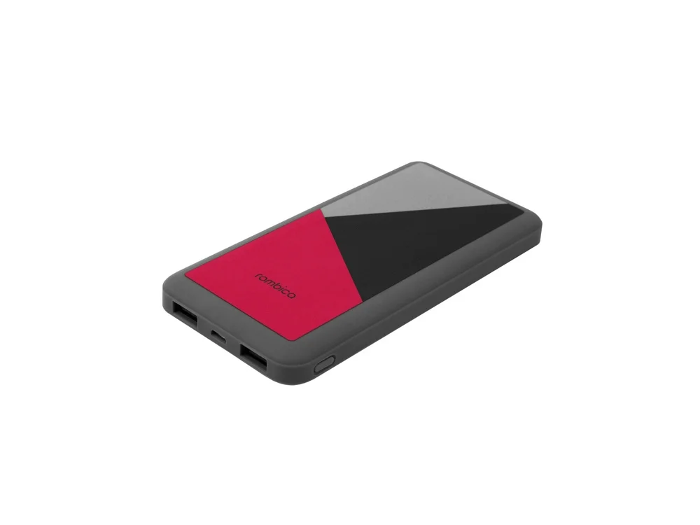 Внешний аккумулятор NEO Bright 10000 mAh серый черный красный - фото 2