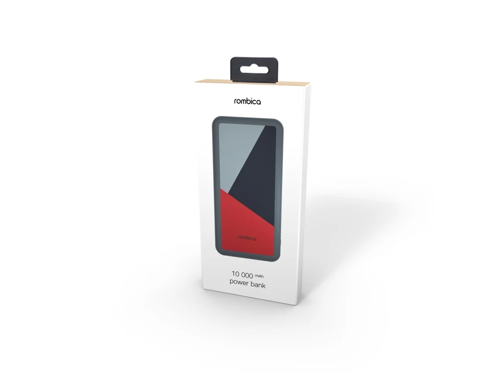 Внешний аккумулятор NEO Bright 10000 mAh серый черный красный - фото 5