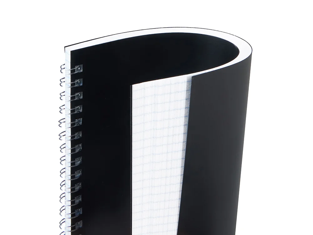 Блокнот А5 в пластиковой обложке черный - фото 5