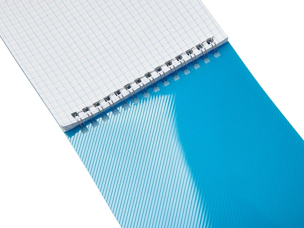 Блокнот А5 в пластиковой обложке синий - фото 5