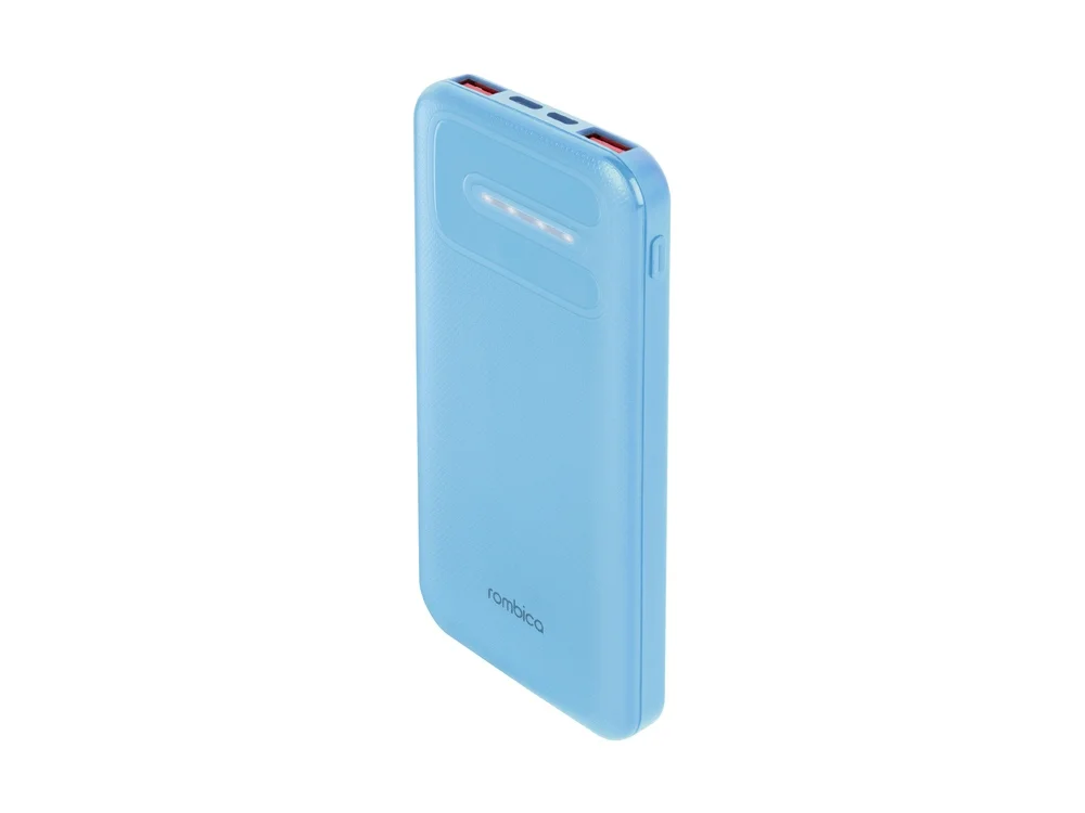 Внешний аккумулятор «NEO Discover», 10000 mAh, голубой - фото 1