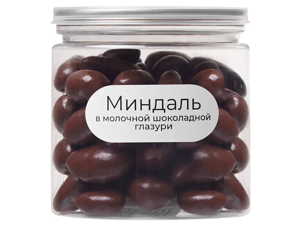 Миндаль в молочной шоколадной глазури Glazura 140 гр коричневый - фото 2