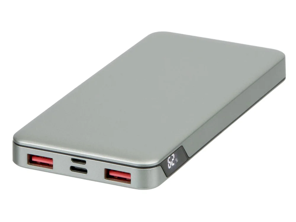 Портативный внешний аккумулятор MFX 10000 mAh серебристый - фото 3