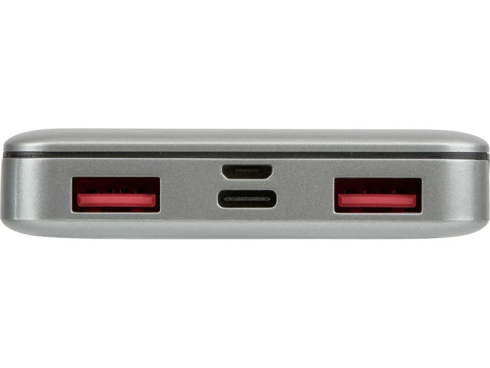 Портативный внешний аккумулятор MFX 10000 mAh серебристый - фото 4