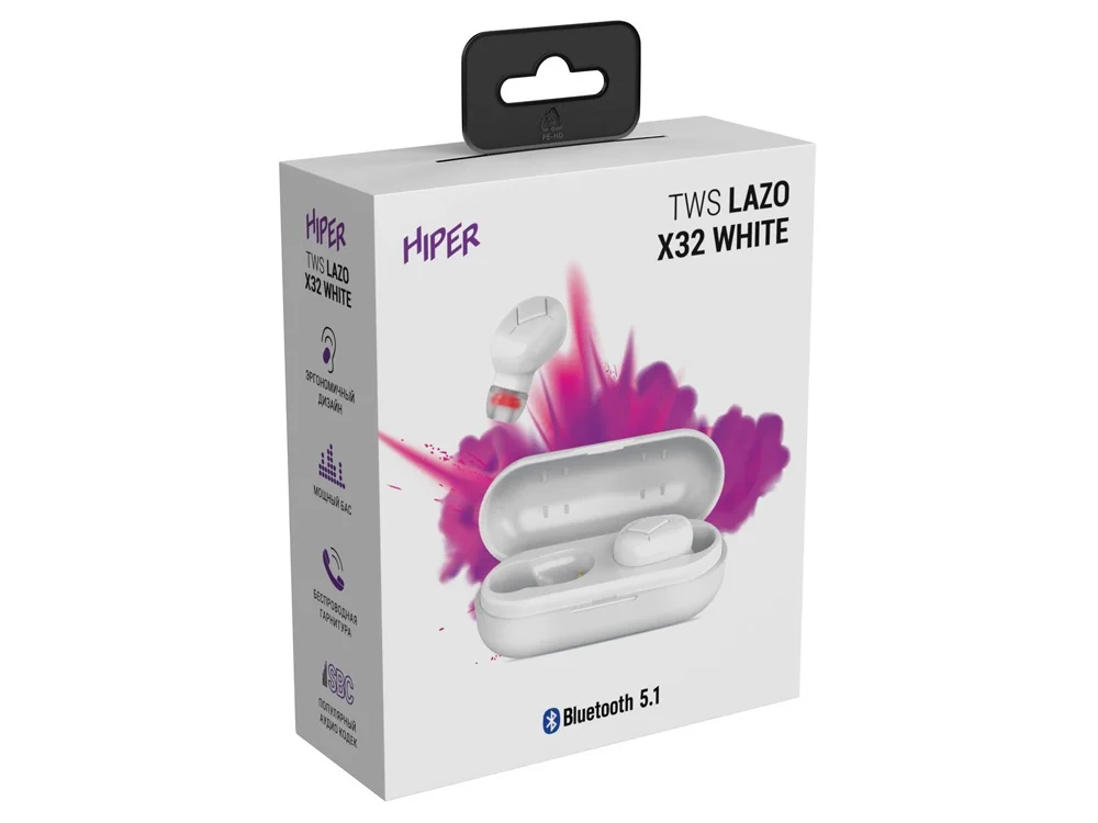 Наушники TWS Lazo X32 белый - фото 5