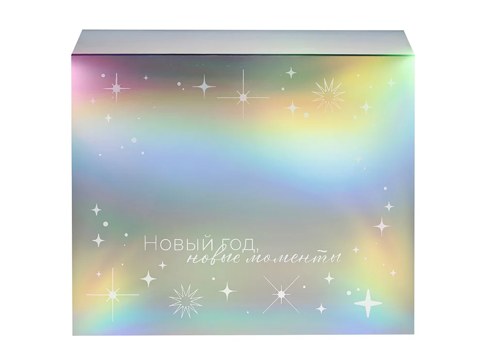 Подарочная коробка с голографическим шубером Aurora L черный/голография - фото 3