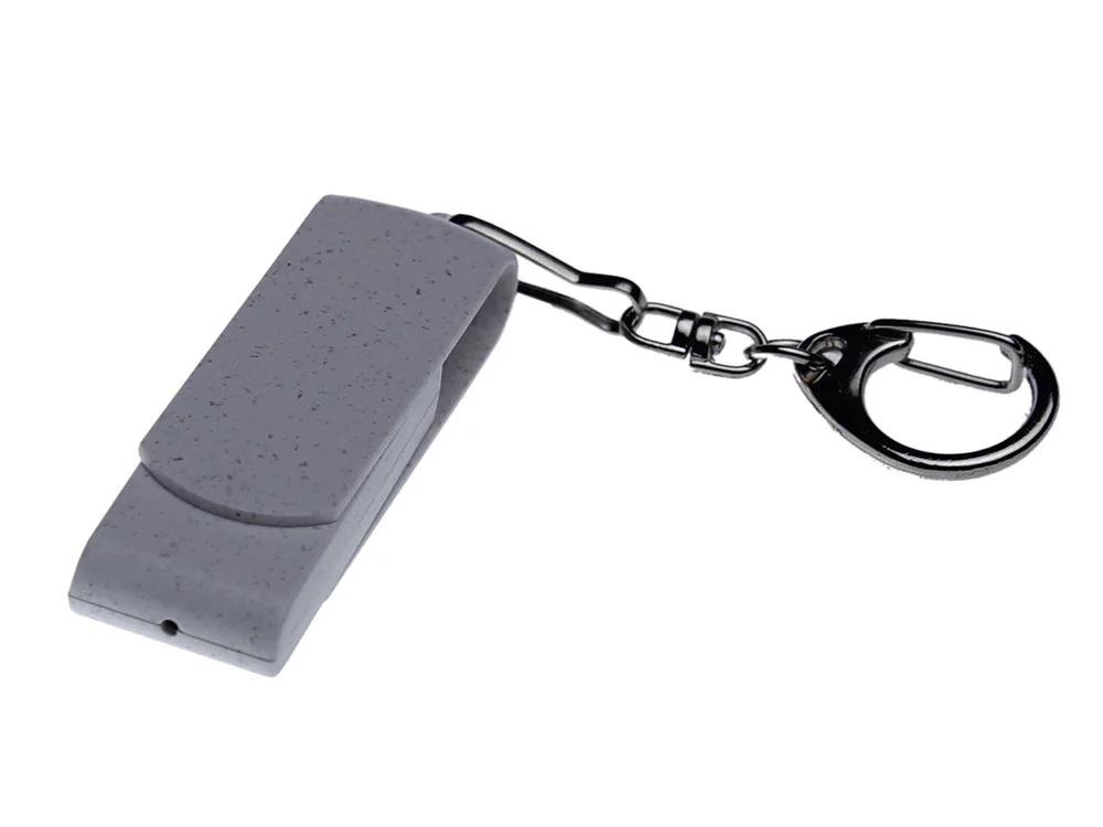 USB 2.0- флешка промо Варуна на 512 Мбайт с поворотным механизмом серый 512Mb - фото 2