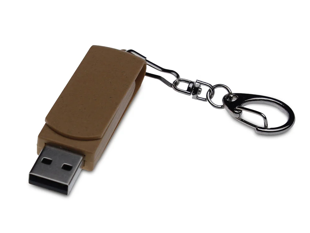 USB 3.0- флешка промо Варуна на 32 Гб с поворотным механизмом коричневый 32Gb