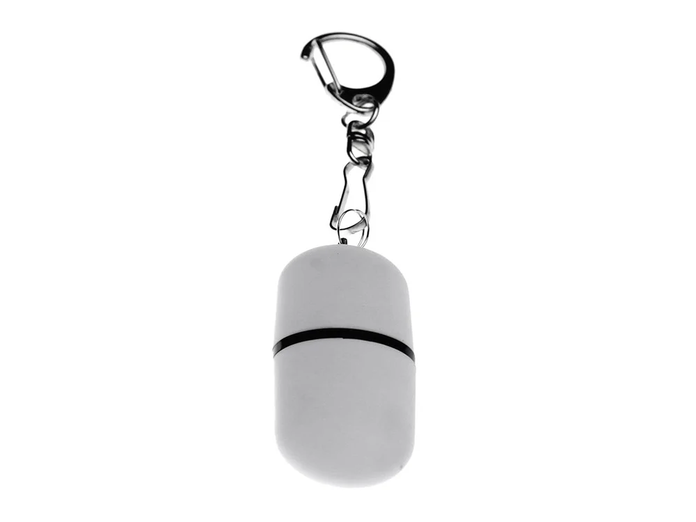 USB 2.0- флешка Goutte Soft-touch на 128 Гб каплевидной формы белый 128Gb - фото 3