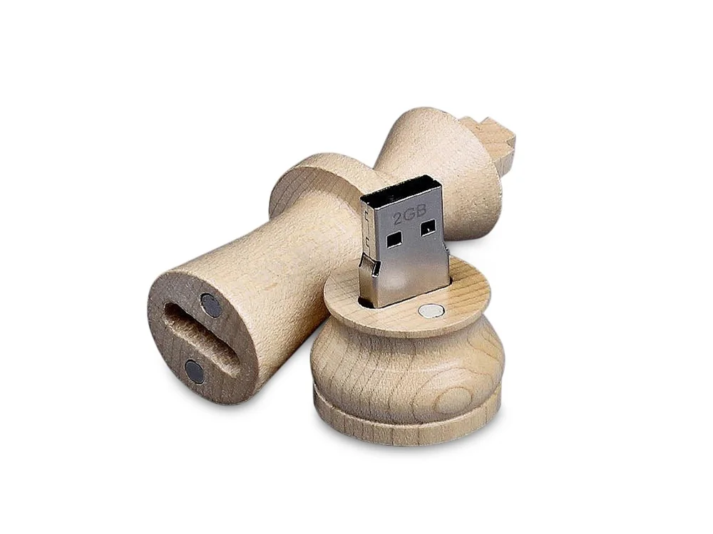 USB 2.0- флешка на 4 Гб Ферзь натуральный 4Gb