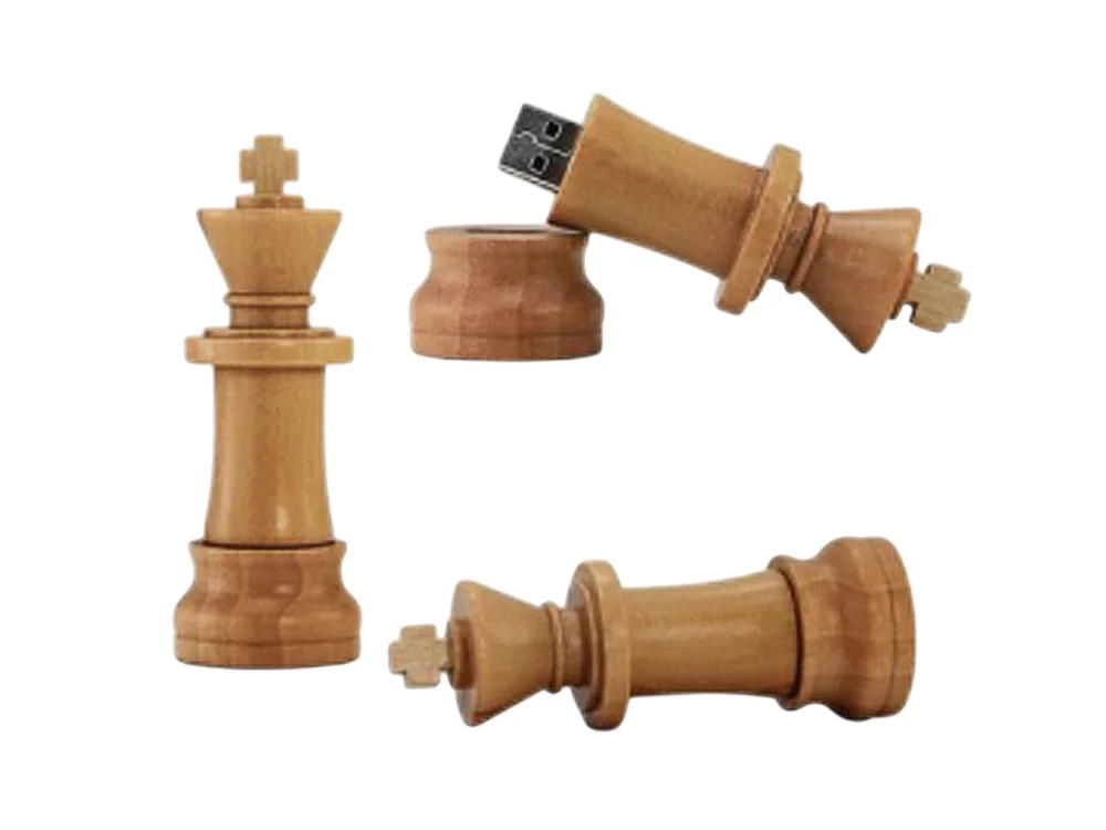 USB 2.0- флешка на 32 Гб Ферзь натуральный 32Gb - фото 4