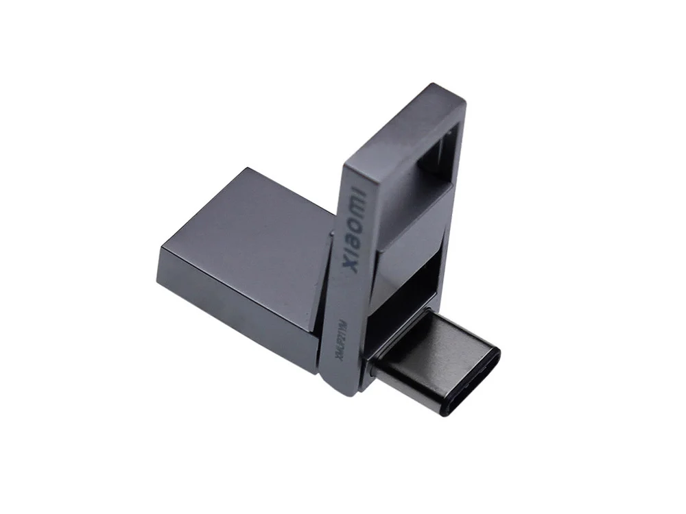 USB 3.0-флешка на 64 Гб с разъемами USB-A и Type-C серебристый 64Gb - фото 2
