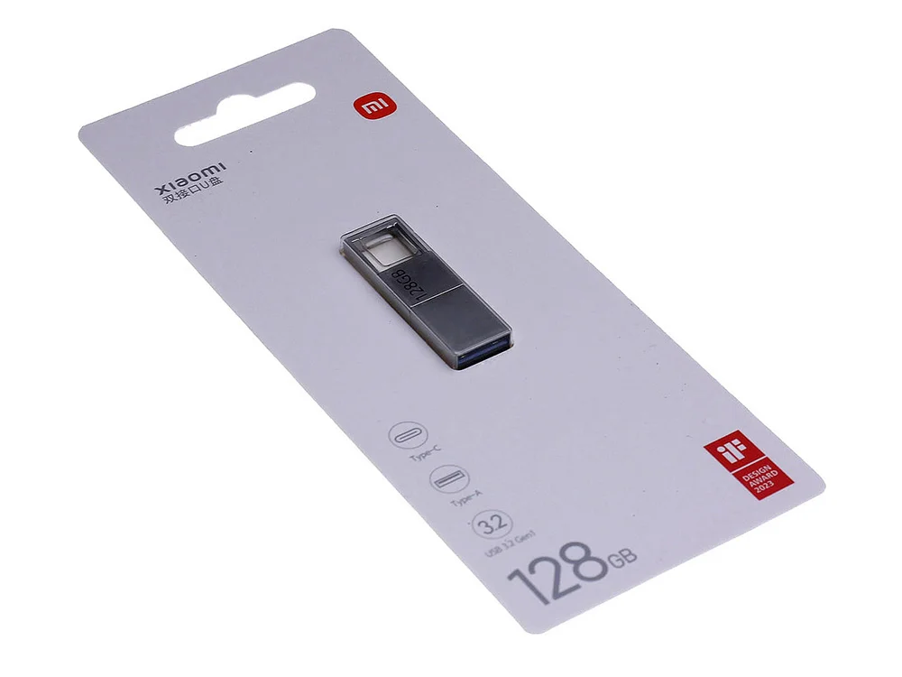 USB 3.0-флешка на 128 Гб с разъемами USB-A и Type-C серебристый 128Gb - фото 9