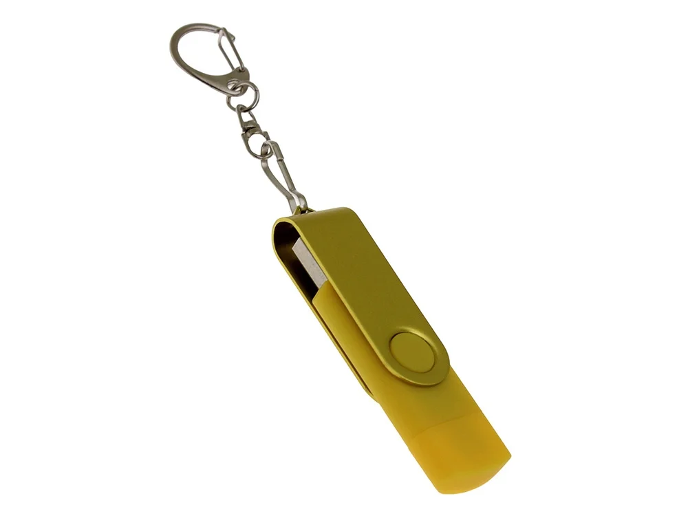 USB 3.0- флешка с поворотным механизмом и дополнительным разъемом Type-C - фото 8