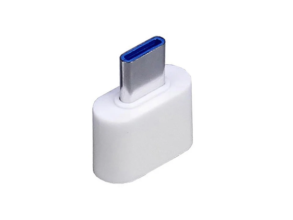 Переходник Type-C Adapter белый - фото 2