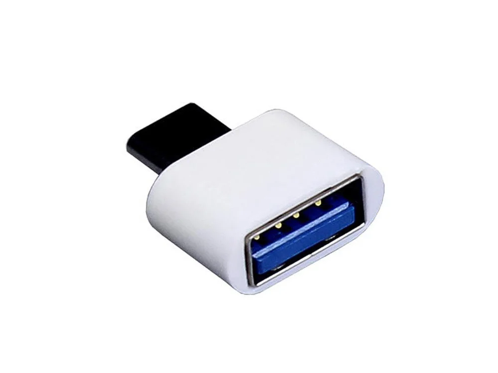 Переходник Type-C Adapter белый - фото 3