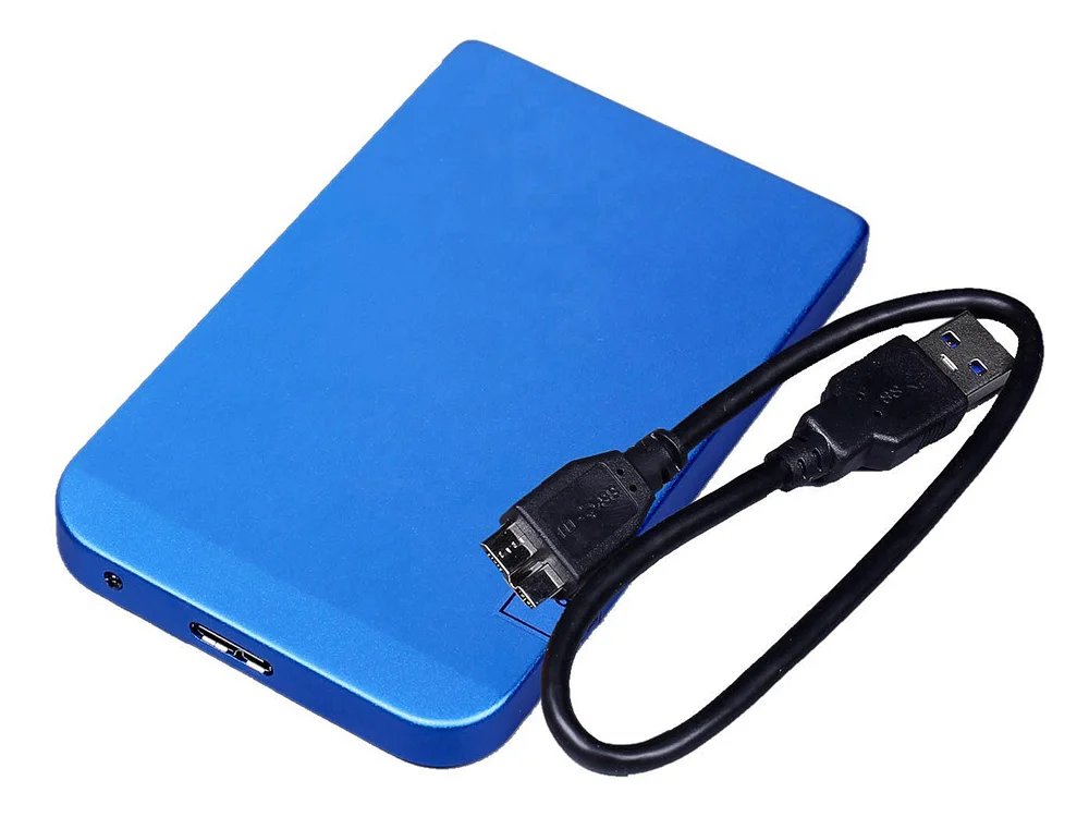 Внешний жесткий диск SSD «Saturn» на 1 Тб, синий, 1Tb - фото 3