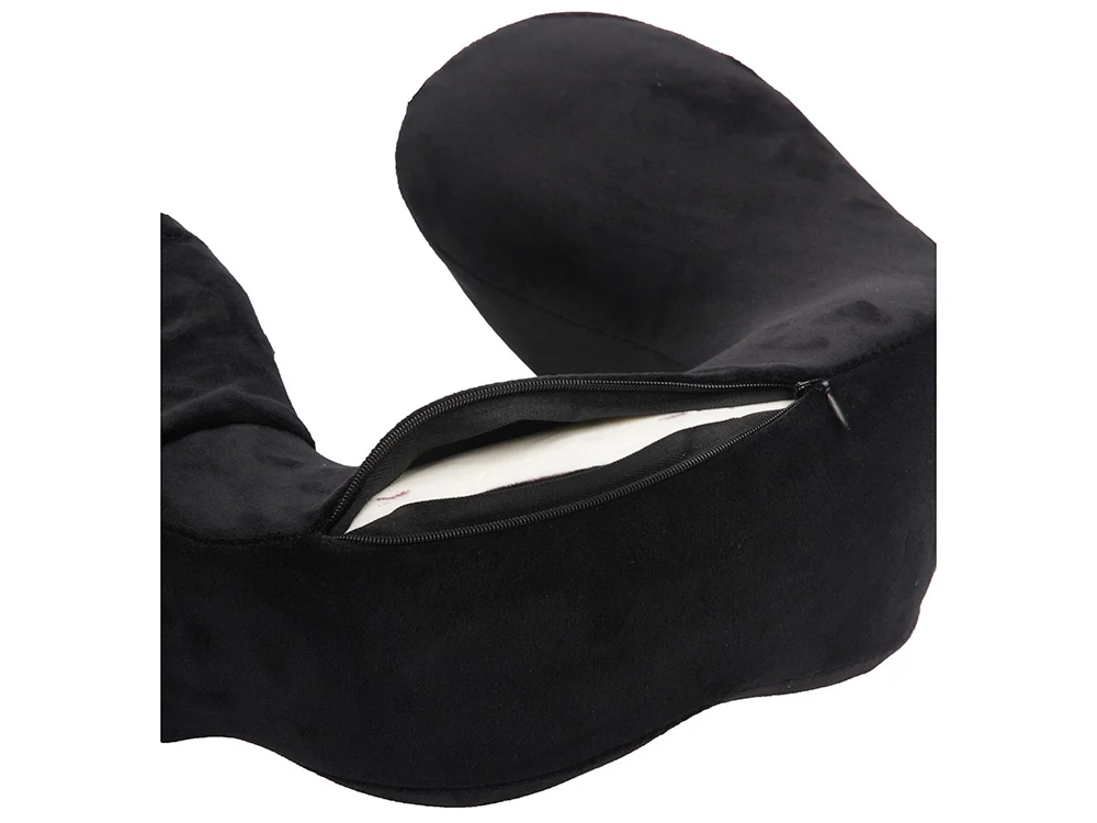 Подушка для путешествий с эффектом памяти «Bluewinder», черный - фото 5