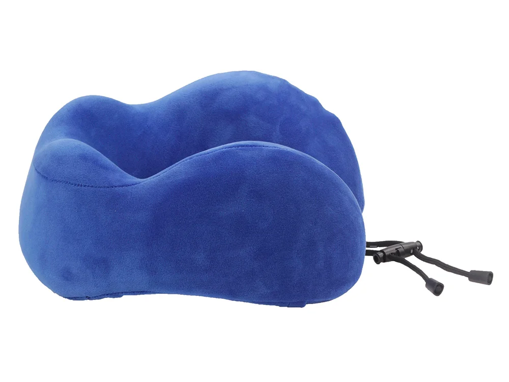 Подушка для путешествий с эффектом памяти «Bluewinder», синий - фото 3