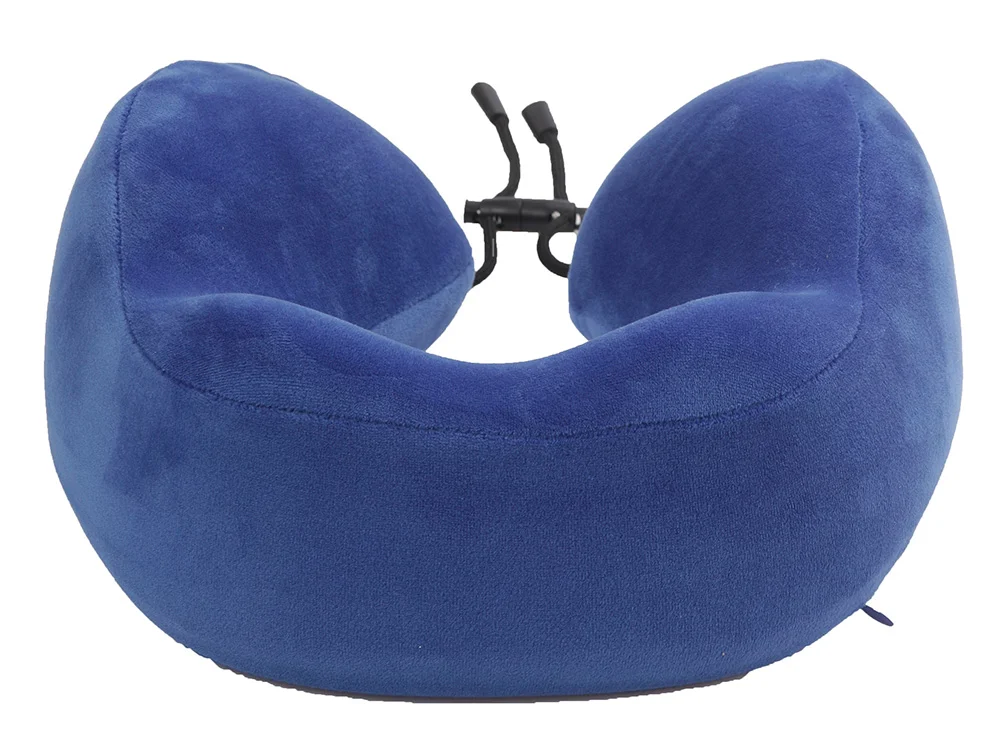 Подушка для путешествий с эффектом памяти «Bluewinder», синий - фото 5