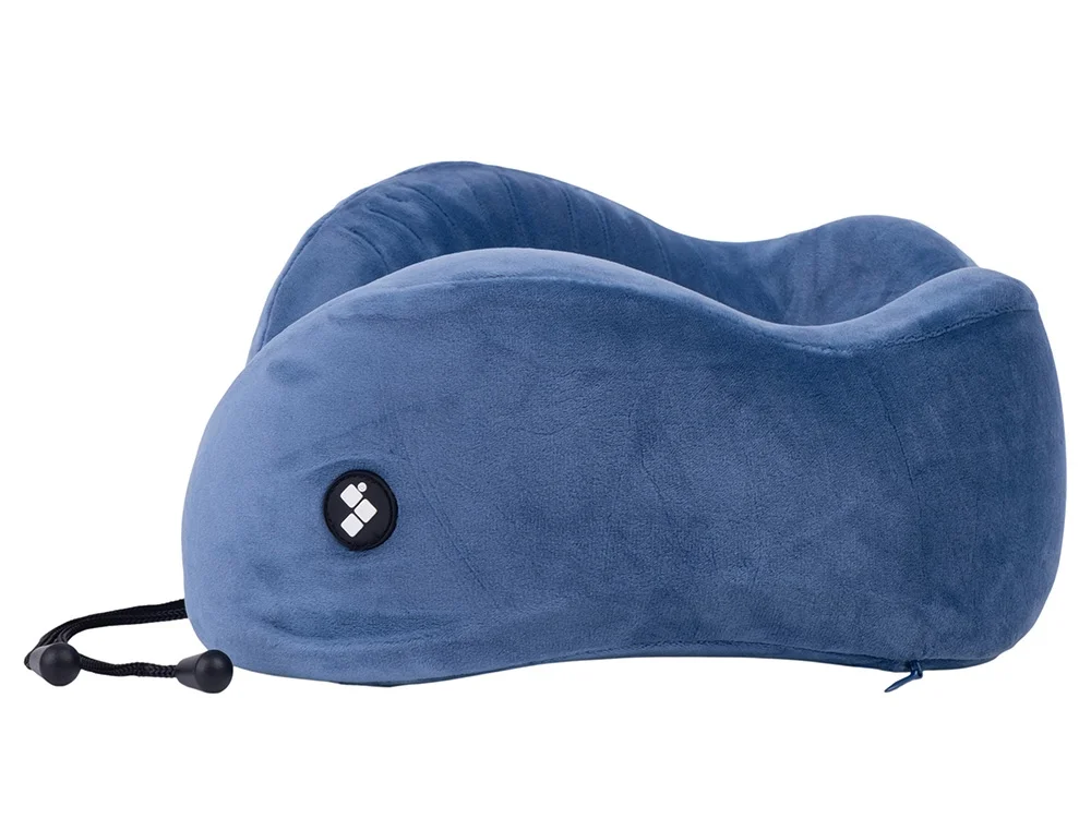 Подушка для путешествий с эффектом памяти «Bluewinder», синий - фото 3