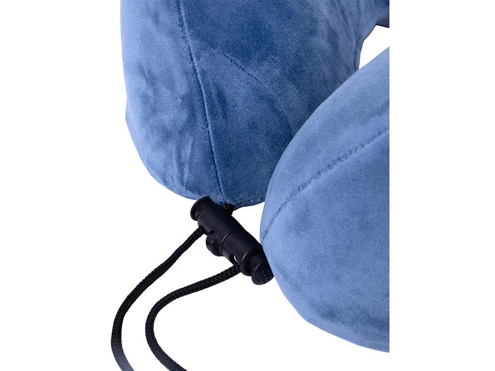 Подушка для путешествий с эффектом памяти «Bluewinder», синий - фото 4
