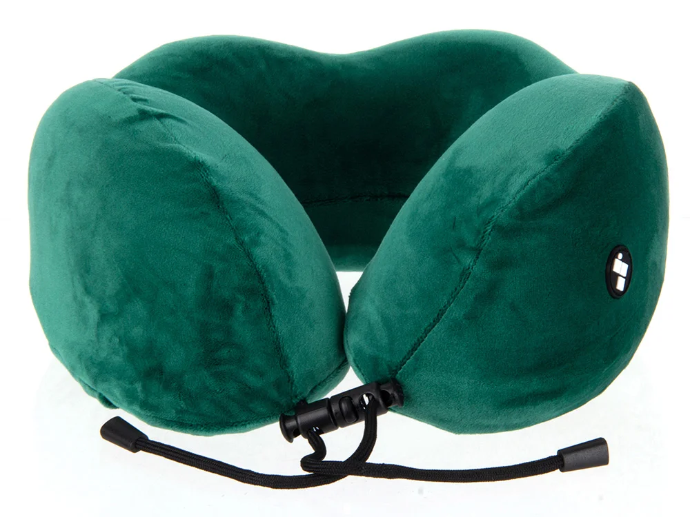Подушка для путешествий с эффектом памяти «Bluewinder», зеленый - фото 2