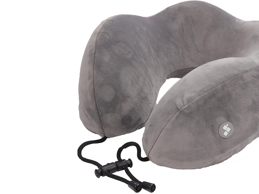 Подушка для путешествий с эффектом памяти «Bluewinder», серый - фото 4