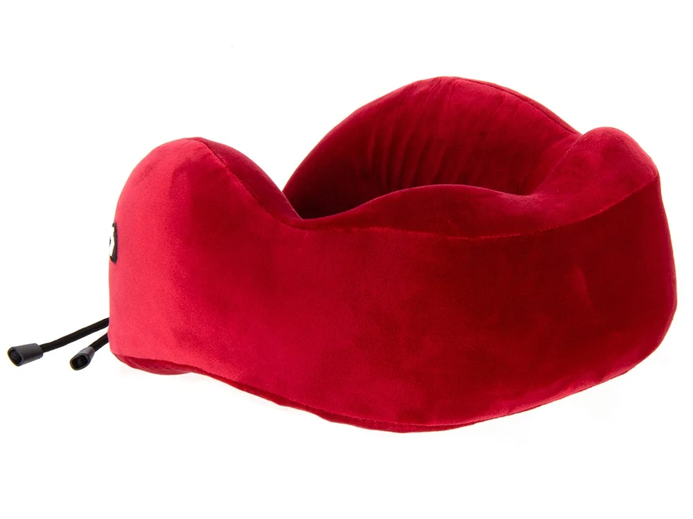 Подушка для путешествий с эффектом памяти «Bluewinder», бордовый - фото 3