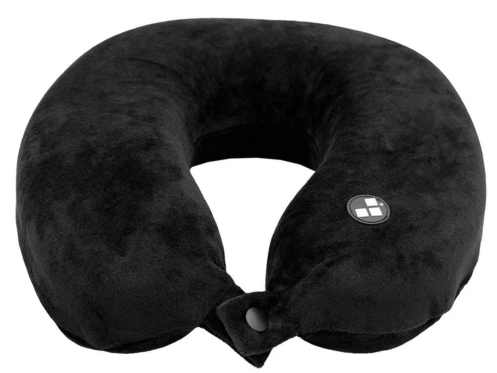 Подушка для путешествий с эффектом памяти «Drowsy», черный - фото 2