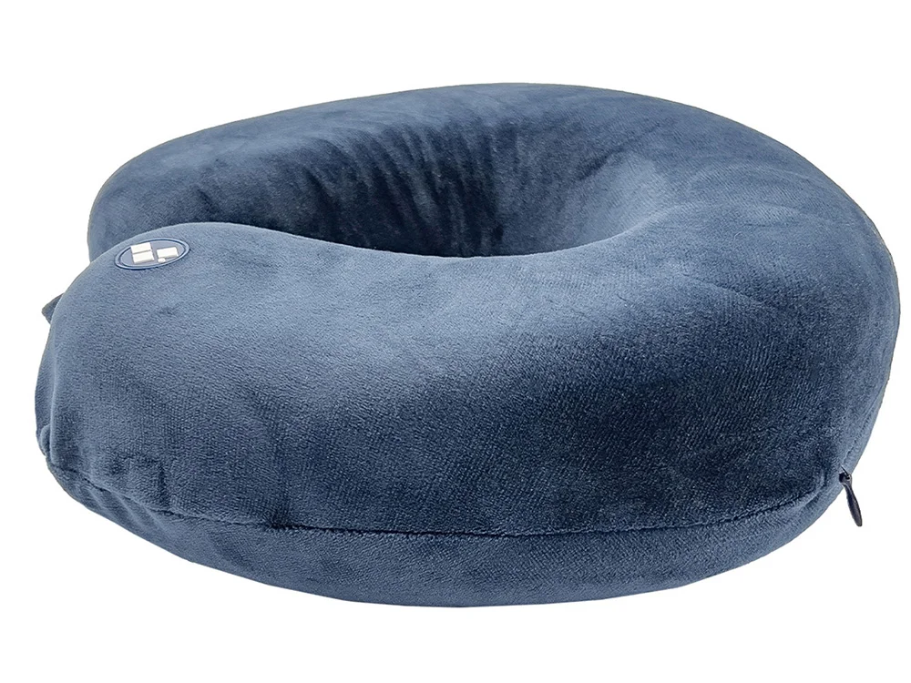 Подушка для путешествий с эффектом памяти «Drowsy», синий - фото 3
