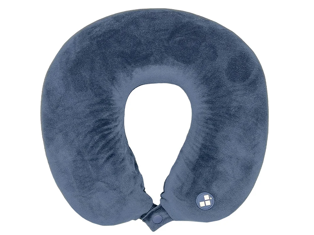 Подушка для путешествий с эффектом памяти «Drowsy», синий - фото 7