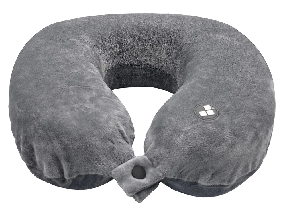 Подушка для путешествий с эффектом памяти «Drowsy», серый - фото 2